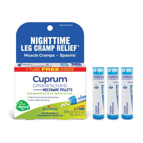 Cuprum Metallicum 6c Bonus Pack -  Night time Leg Pain Relief